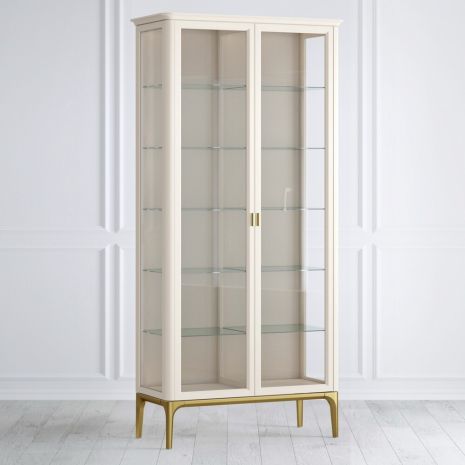 Витрина стеклянная большая Pr094AP-gold Primo gold