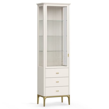 Витрина стеклянная L Альтэ Pr113LDP-gold ПРИМО Голд
