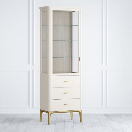 Витрина стеклянная малая L Pr013LDP-gold Primo gold