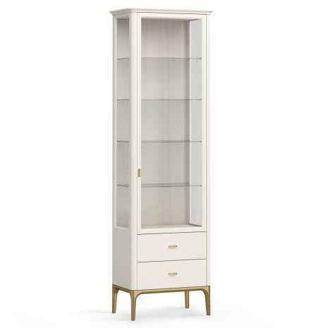 Витрина стеклянная R Альтэ Pr113RCP-gold ПРИМО Голд