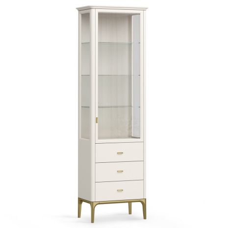 Витрина стеклянная R Альтэ Pr113RDP-gold ПРИМО Голд
