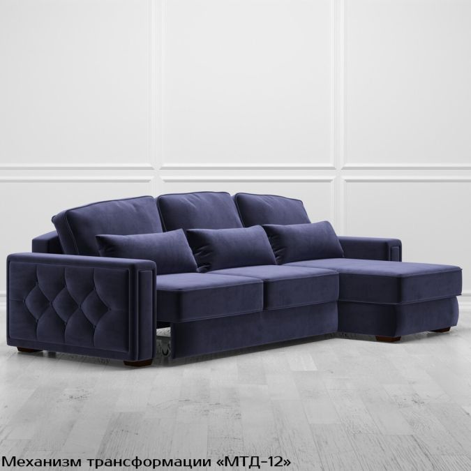 Фото Диван Диамант (с механизмом) DDi-TR-K03-KaB07-B18