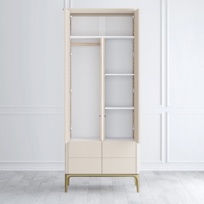 Фото Шкаф 2 двери (вариант наполнения 2) Pr099B2T-gold Primo gold