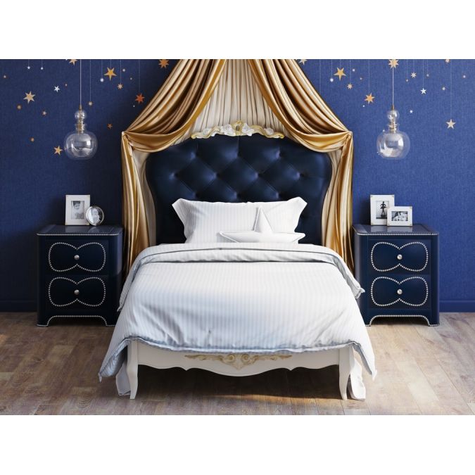 Фото Кровать с мягким изголовьем 90*190 A509D-K04-S-B08 Atelier Home