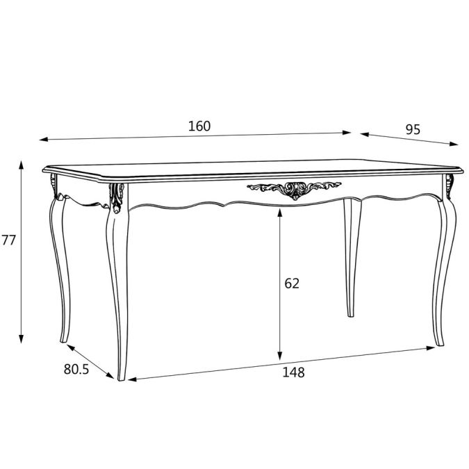 Фото Стол обеденный раскладной A105-K04-S Atelier Home