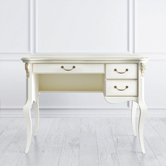 Фото Кабинетный стол пристенный R111SR-K02-G Romantic Gold