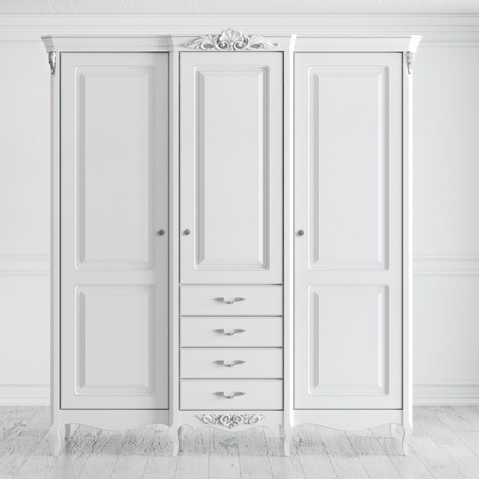 Фото Шкаф 3 двери S623E-K00-S Silvery Rome