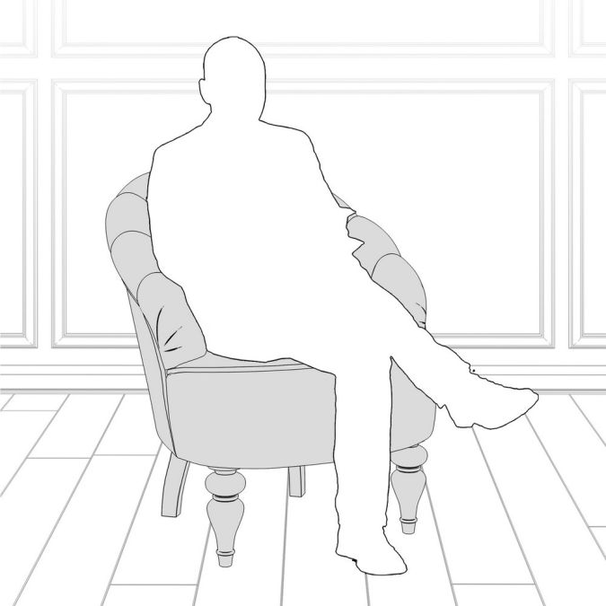 Фото Кресло Шелли M15-W-B08