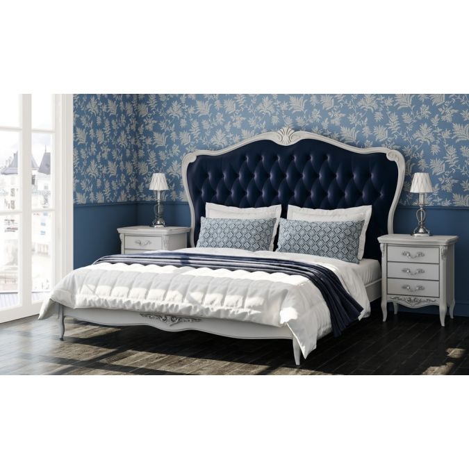 Фото Кровать с мягким изголовьем 180*200 A528-K02-G-B13 Atelier Gold