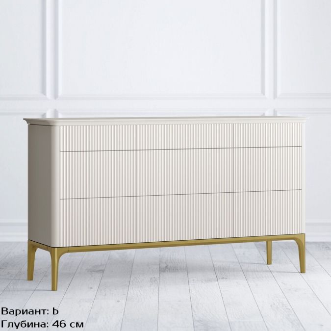 Фото Комод средний Pr117BT_Pr118BT-gold Primo gold