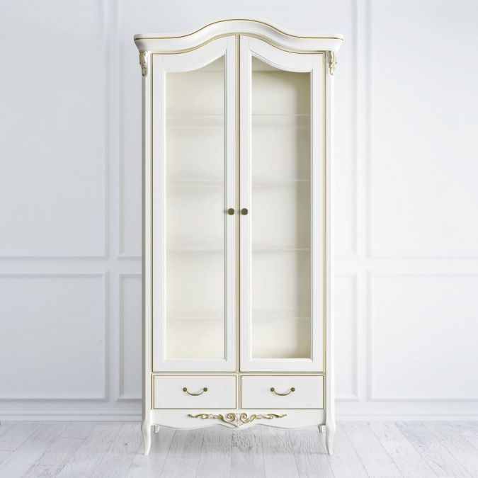 Фото Сервант стеклянный R181g Romantic Gold