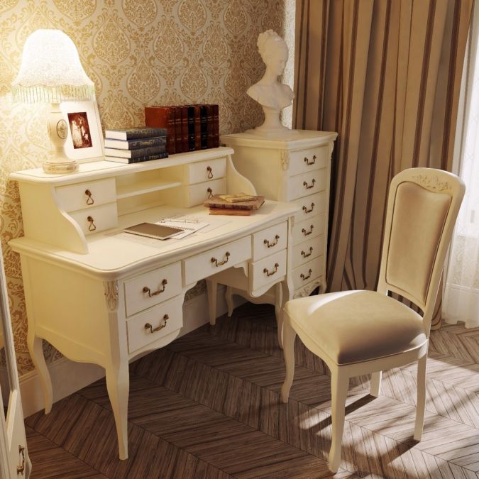 Фото Комод высокий 6 ящиков R108-K02 Romantic