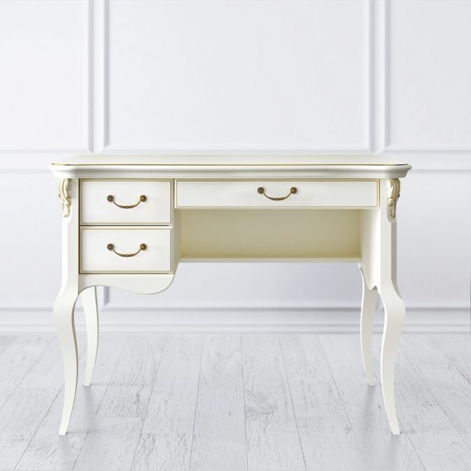 Фото Кабинетный стол пристенный R111SL-K02-G Romantic Gold
