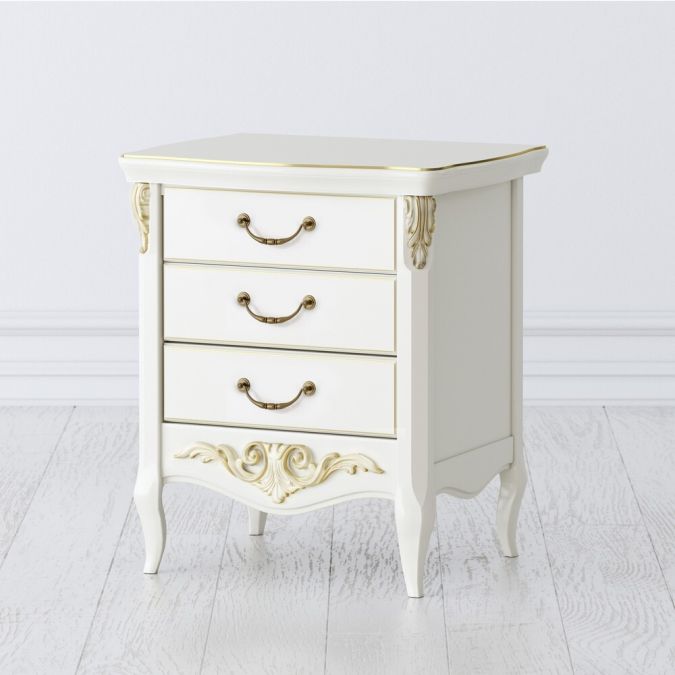 Фото Прикроватная тумба 3 ящика R117S-K02-G Romantic Gold