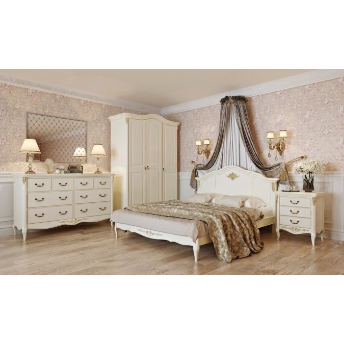 Фото Комод широкий 8 ящиков R134-42-K02-G Romantic Gold