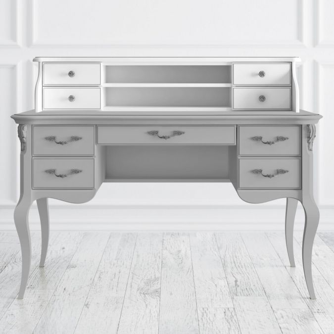 Фото Навершие кабинетного стола S110M-K00-S Silvery Rome