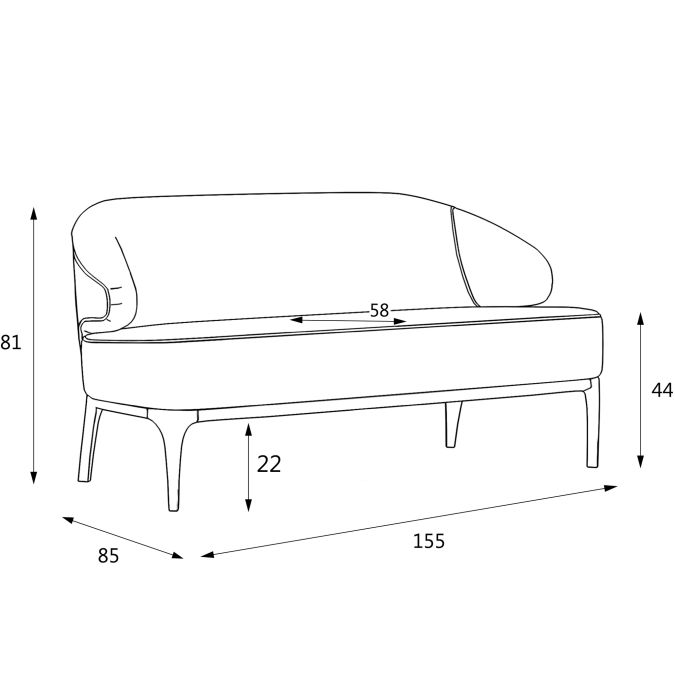 Фото Диван Napoli M18L-K03-Pn35 Primo