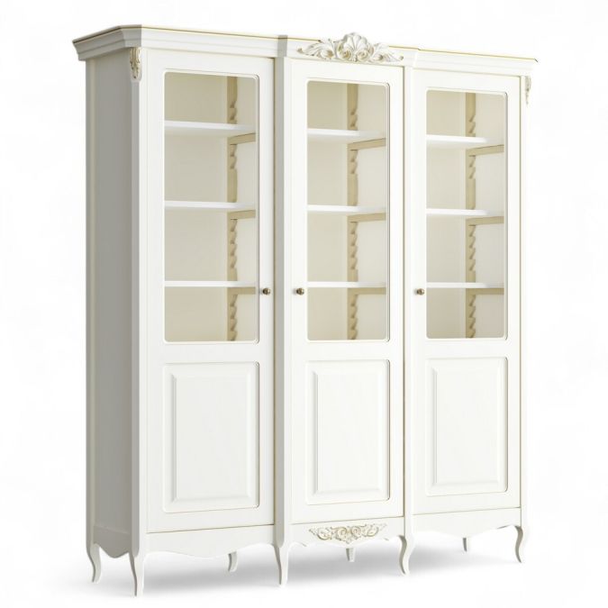 Фото Библиотека 3 двери APg183-K02-G Ательер Голд