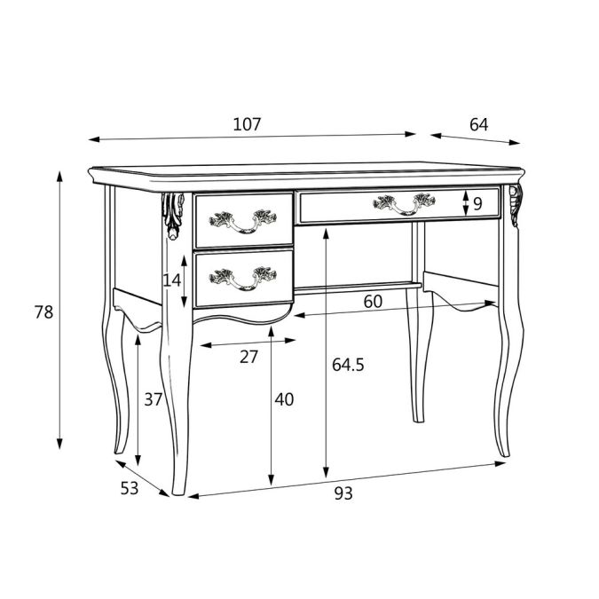 Фото Кабинетный стол пристенный APs111SR-K04-S Atelier Home