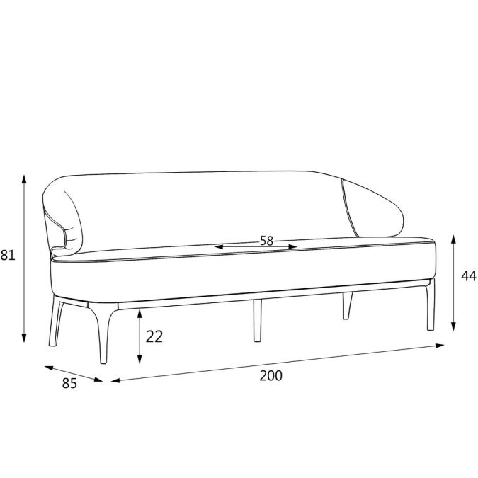Фото Диван Napoli M18L-200-K07-B01 Primo