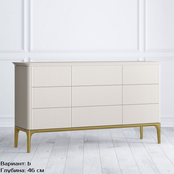 Фото Комод средний Pr117CT_Pr118CT-gold Primo gold