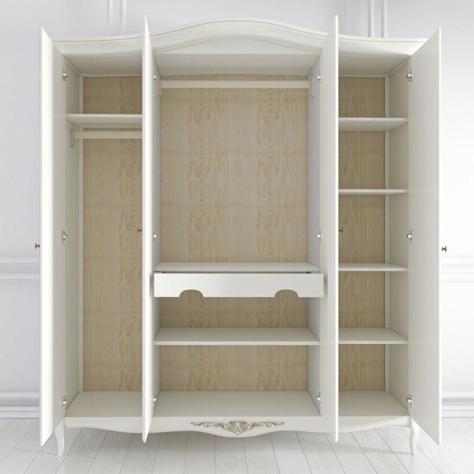 Фото Шкаф 4 двери R124g Romantic Gold