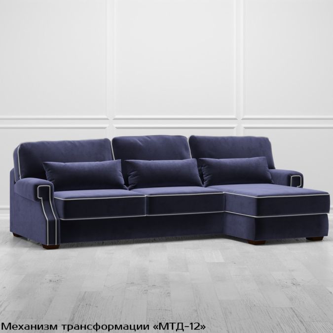 Фото Диван Quadra L (с механизмом) DQL-TR-K03-Ka-B18