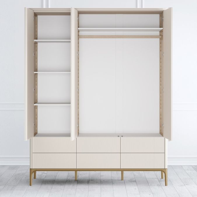 Фото Шкаф 3 двери Pr060B1T-gold Primo gold