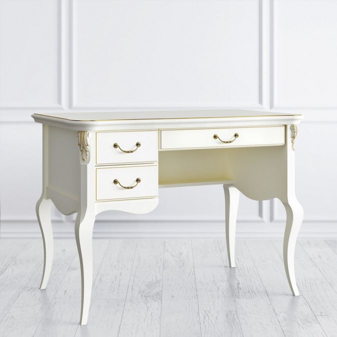 Фото Кабинетный стол пристенный R111SL-K02-G Romantic Gold