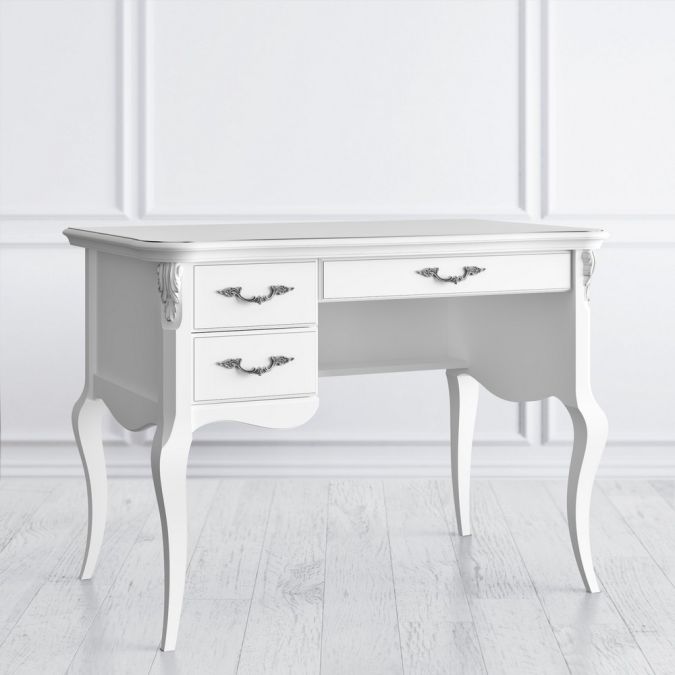 Фото Кабинетный стол пристенный S111SL-K00-S Silvery Rome