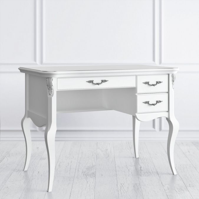 Фото Кабинетный стол пристенный S111SR-K00-S Silvery Rome