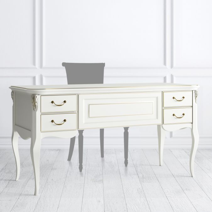 Фото Кабинетный стол широкий R111L.2S-K02-G Romantic Gold