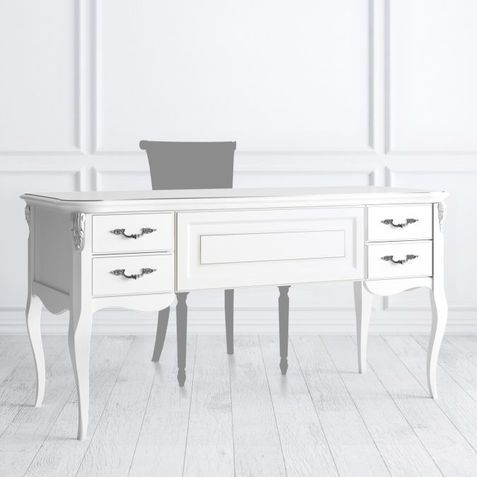 Фото Кабинетный стол широкий S111L.2S-K00-S Silvery Rome