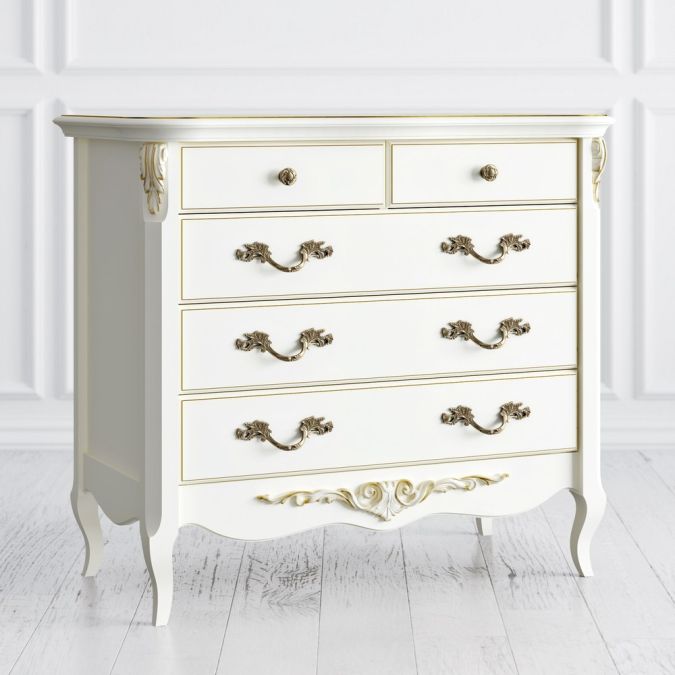Фото Комод бельевой 5 ящиков APg109-K02-G Atelier Gold