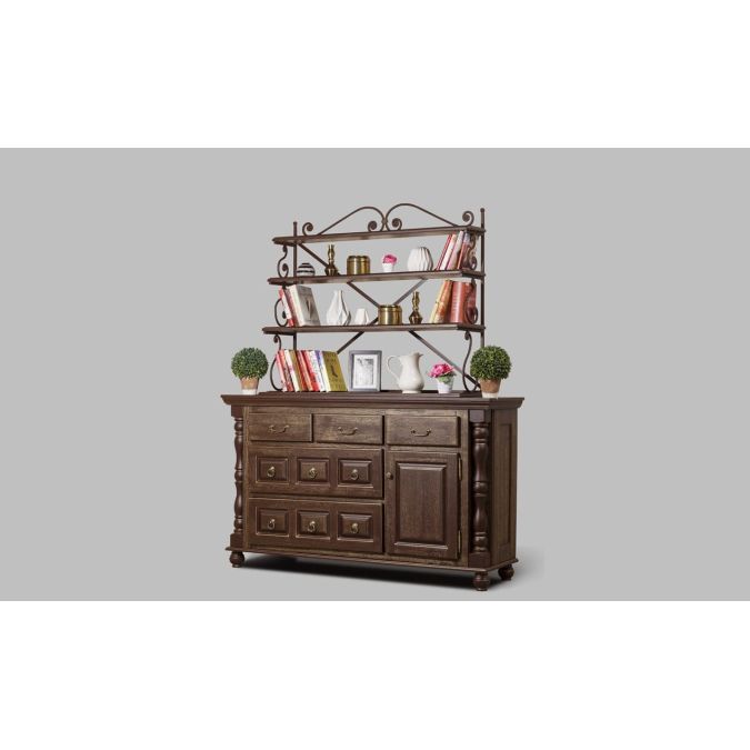 Фото Комод с кованой граверсой Валенсия 2-2