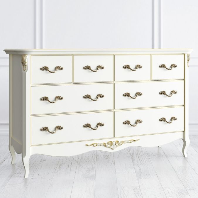 Фото Комод широкий 8 ящиков APg134-K02-G Atelier Gold