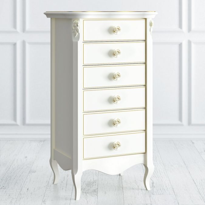Фото Комод высокий 6 ящиков G108-K02-G Golden Rose