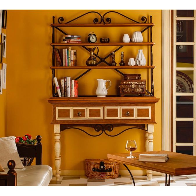 Фото Консоль Валенсия с кованной граверсой 2-75