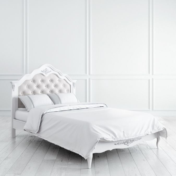Фото Кровать с мягким изголовьем 120*200 S312-K00-S-B07 Silvery Rome