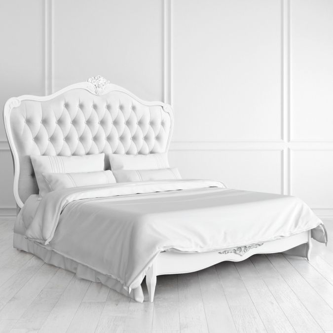 Фото Кровать с мягким изголовьем 160*200 G526-K00-S-B07 Silvery Rome