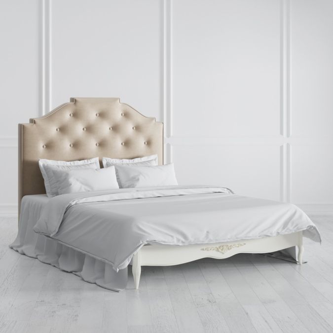 Фото Кровать с мягким изголовьем 160*200 R646-K02-G-B01 Romantic Gold