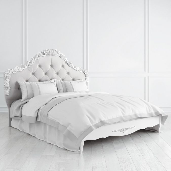 Фото Кровать с мягким изголовьем 160*200 S416-K00-S-B07 Silvery Rome