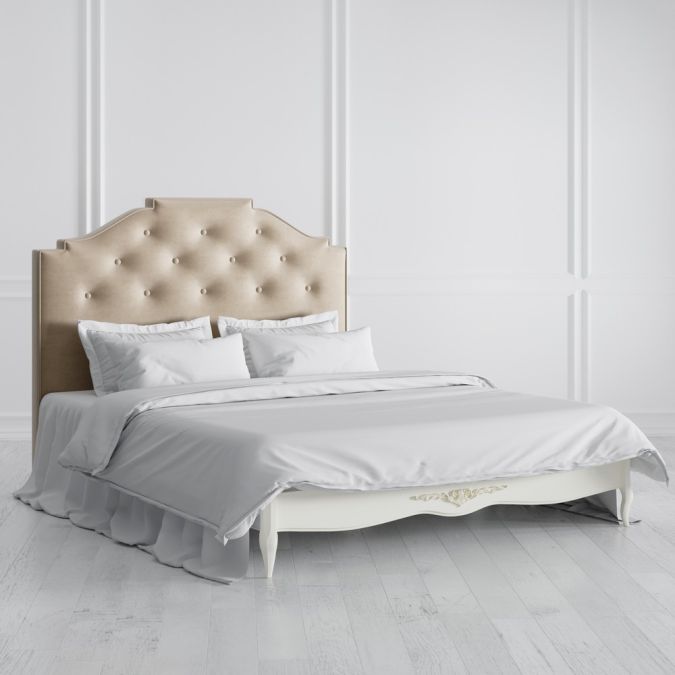Фото Кровать с мягким изголовьем 180*200 R648-K02-G-B01 Romantic Gold