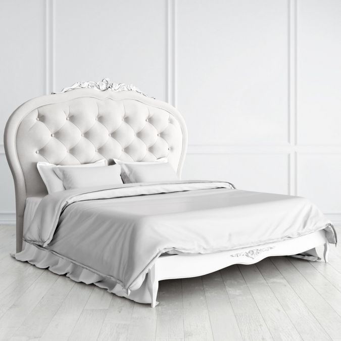 Фото Кровать с мягким изголовьем 180*200 S518D-K00-S-B07 Silvery Rome