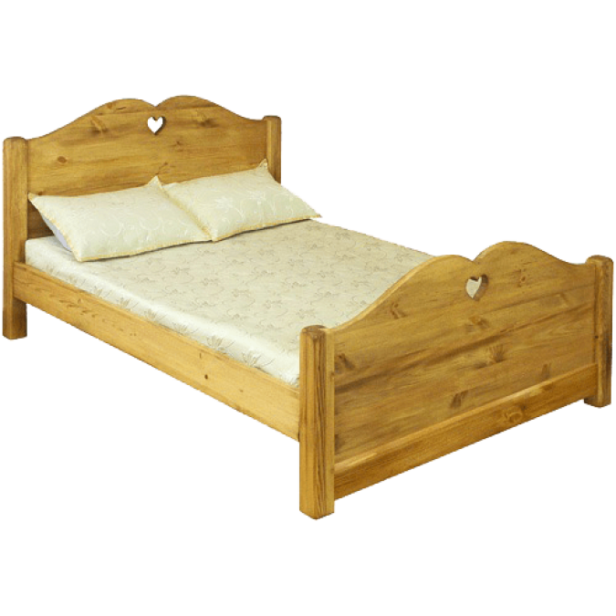 Фото Кровать с сердцем двуспальная LIT COEUR 140х200