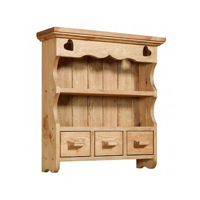 Фото Полка навесная Прованс 3 ящичка KAE4