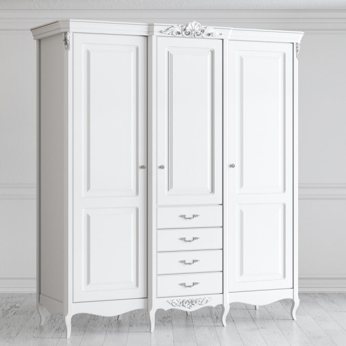 Фото Шкаф 3 двери S623E-K00-S Silvery Rome