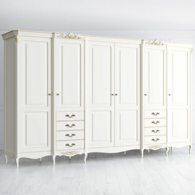 Фото Шкаф 6 дверей APg626E-K02-G Atelier Gold