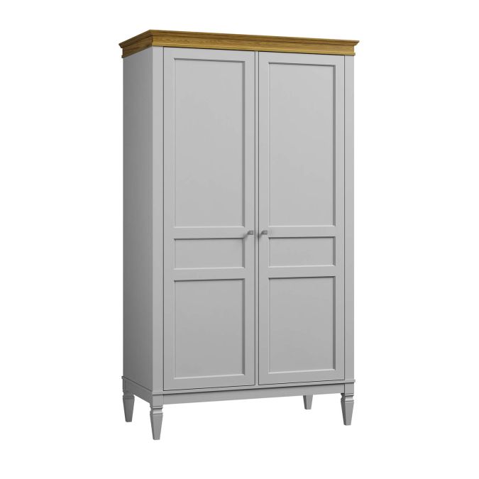 Фото Шкаф для одежды Ольса-С 20 белый лак - антик 24