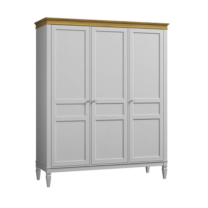 Фото Шкаф для одежды Ольса-С 30 белый лак - антик 24
